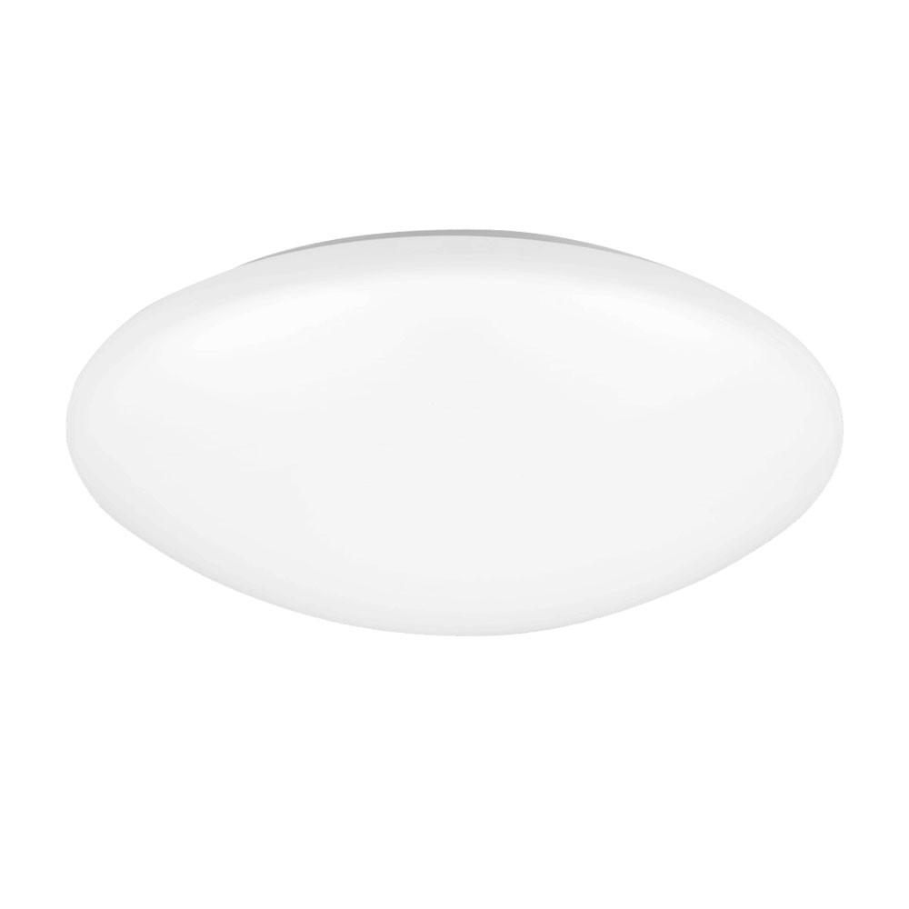 LED DECKENLEUCHTE Metall Weiß - Weiß, Metall (25/8/9.2cm)