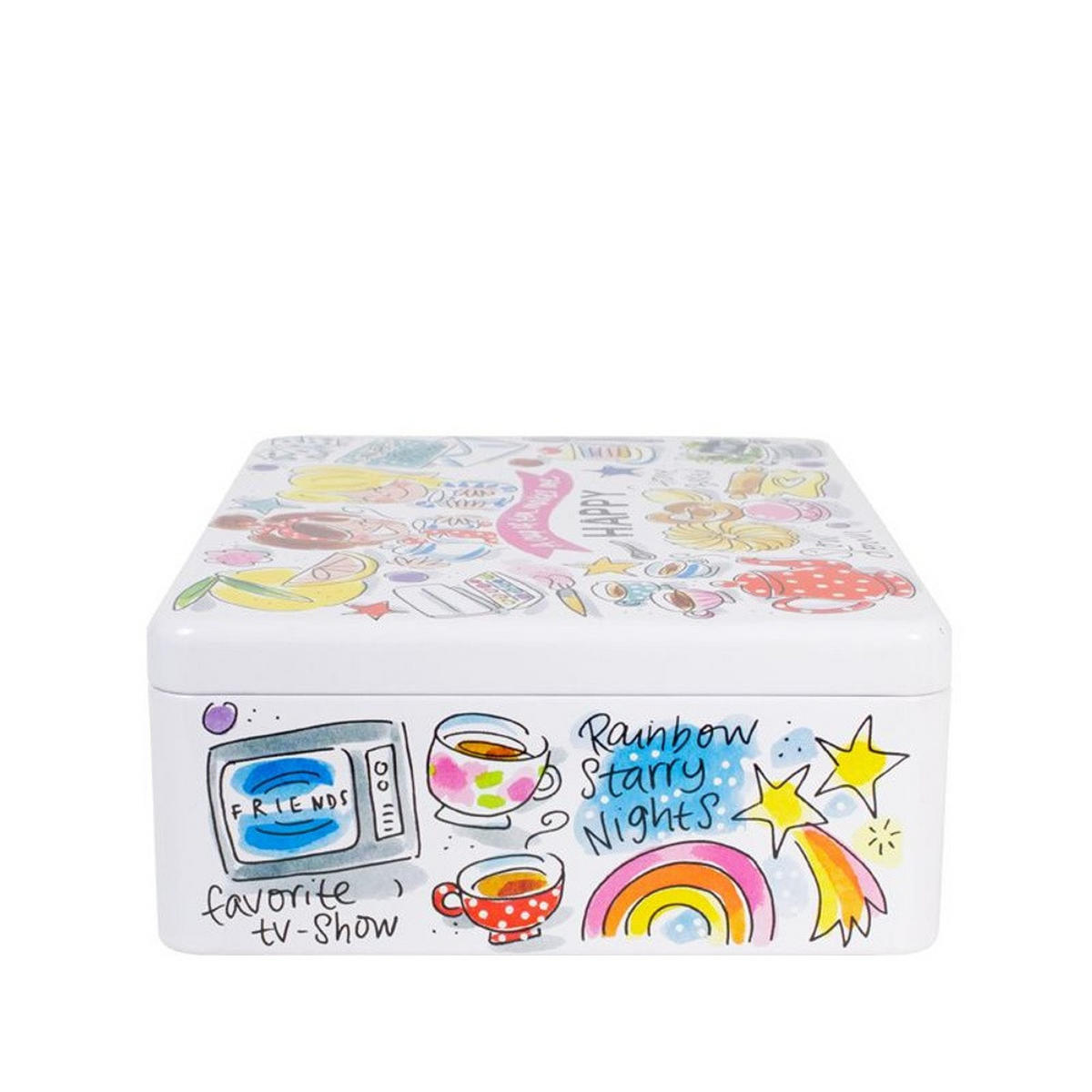 TEEDOSE Happy in Bunt - 7cm - Multicolor, Metall (20.3/7/15.7cm) - Blond Amsterdam