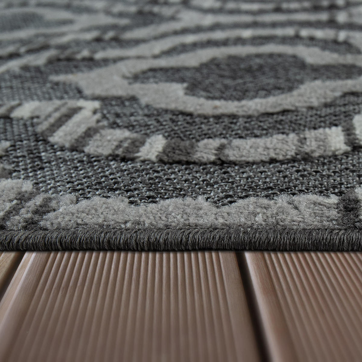 OUTDOORTEPPICH 120/170 cm Stilo 861 - Grau, Kunststoff (120/170cm) - Paco Home