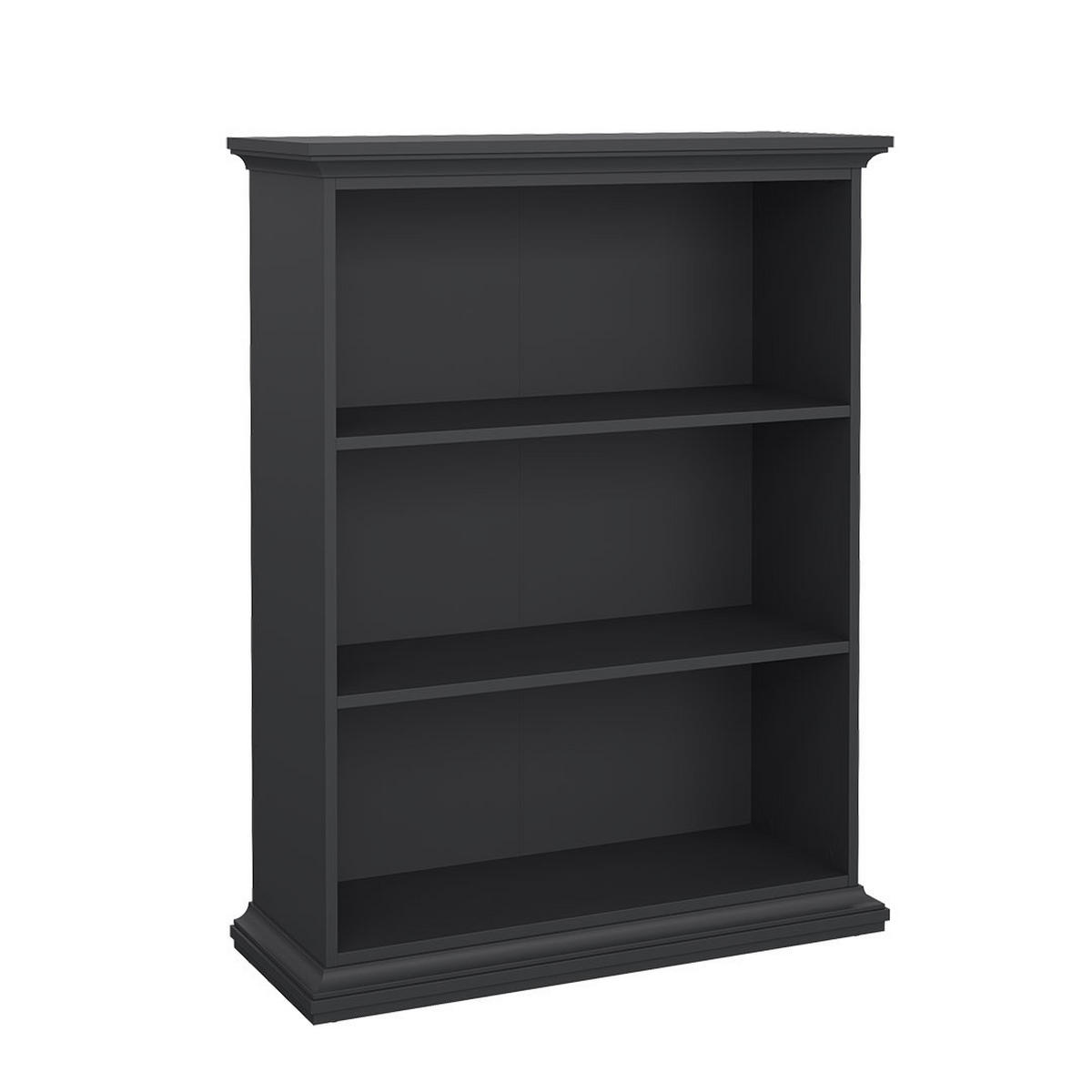 REGAL Venedig Grau 96/37/126 cm - Grau, Holzwerkstoff (96/126/37cm) - ebuy24