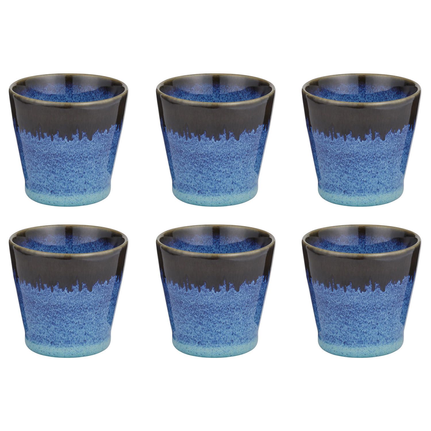 ESPRESSOTASSE (6er-Set) Artisan 90 ml - Blau, Keramik (0.09L) - Butlers