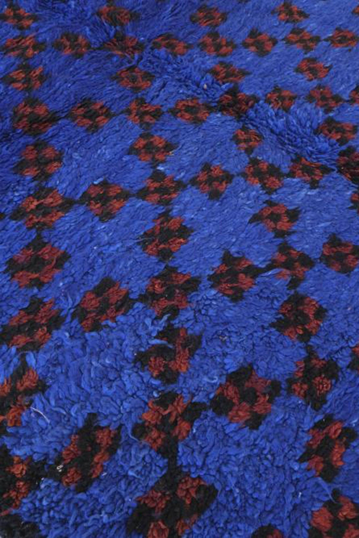 BERBERTEPPICH aus reiner Wolle 190x 380 cm - Blau, Naturmaterialien (190/380cm) - AFK Living