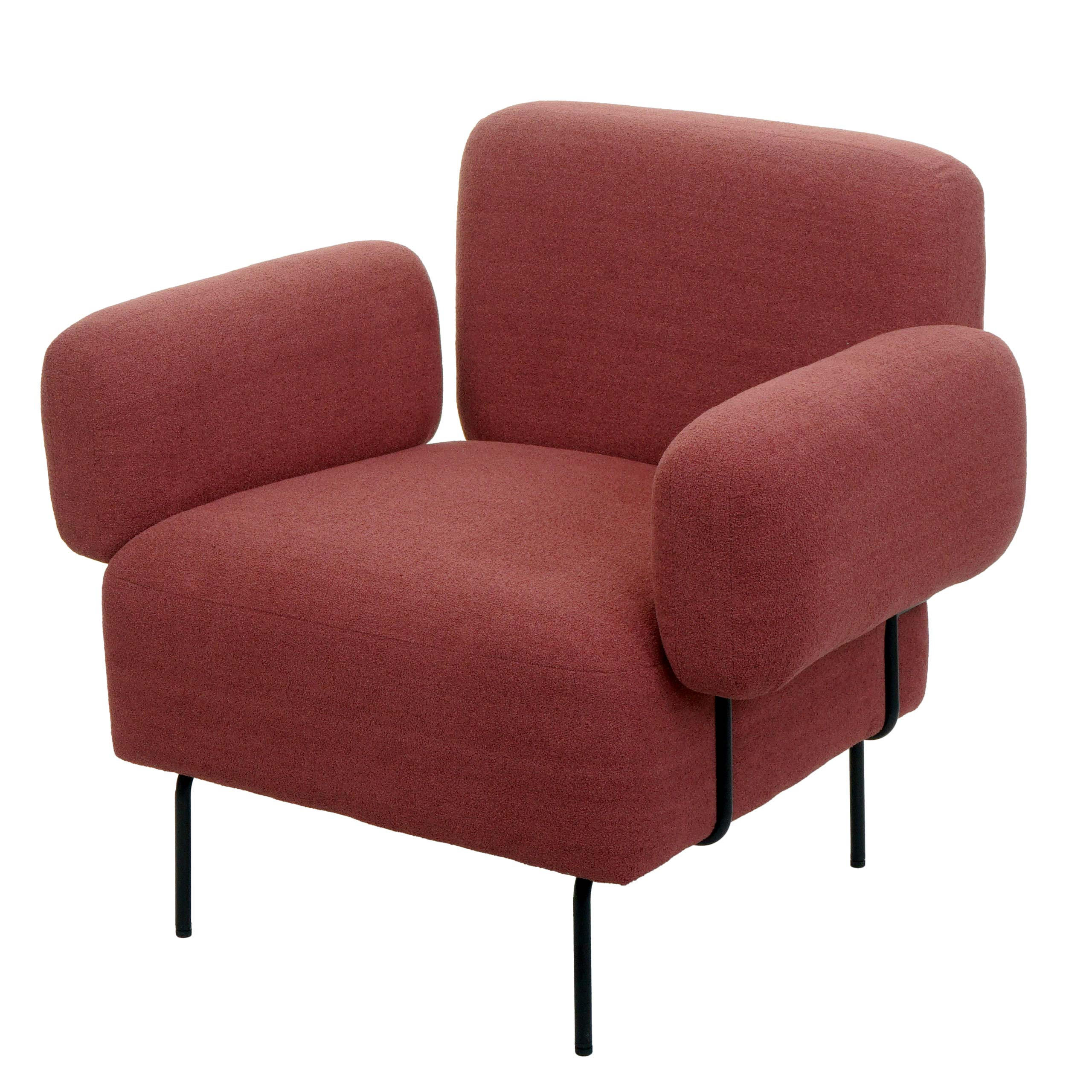 LOUNGE-SESSEL Altrosa - Altrosa, Textil (88/78/76cm) - MCW