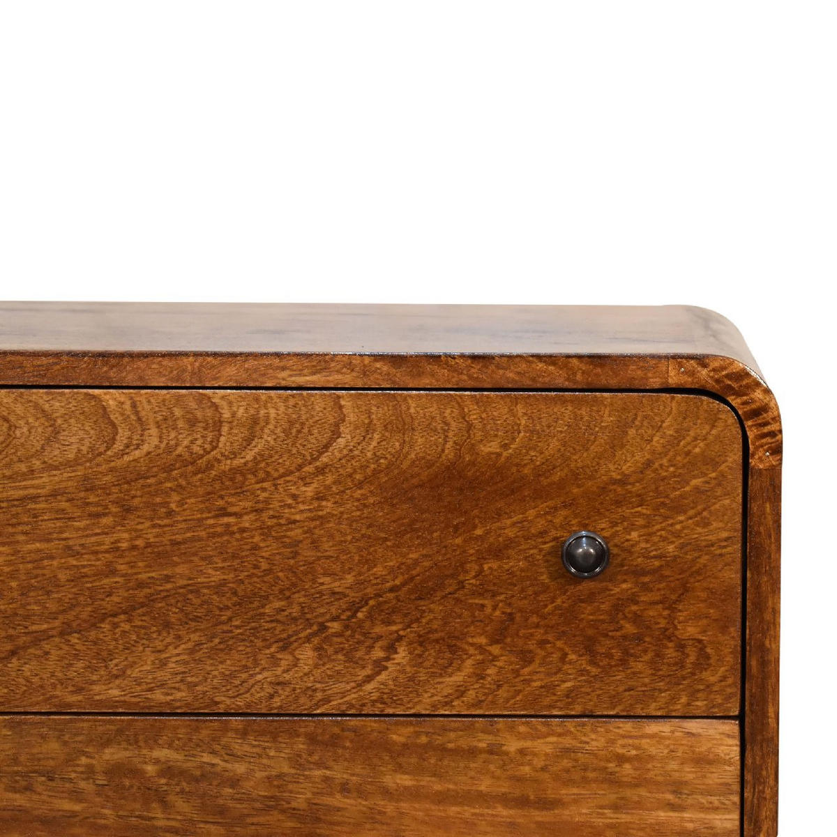 KOMMODE Mini - Beige/Messingfarben, Holz/Metall (55/65/30cm) - Artisan Furniture