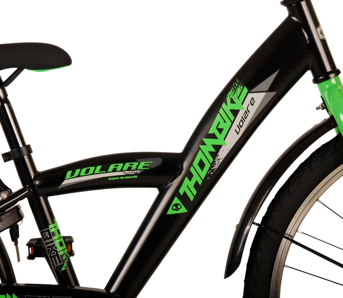 KINDERFAHRRAD Thornbike - Jungen - Rücktritt + Handbremse - 24 Zoll - Grün - Grün, Metall (61cm) - TPFSports
