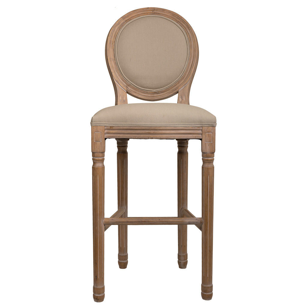 HOCKER auz Holz gepolsterter braun 48x42x76/121 cm - Braun, Naturmaterialien (48/121/42cm) - Wanderlust
