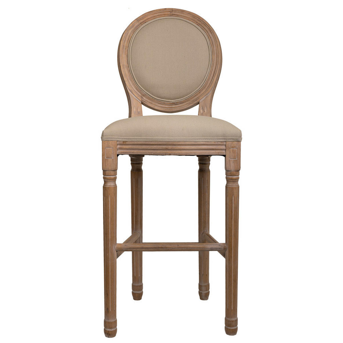 HOCKER auz Holz gepolsterter braun 48x42x76/121 cm - Braun, Naturmaterialien (48/121/42cm) - Wanderlust