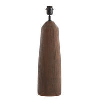 TISCHLEUCHTE TRAPANI Ø15x45 cm, Mangholz, orange-braun - Braun, Holz (45/15/45cm) - Light & Living