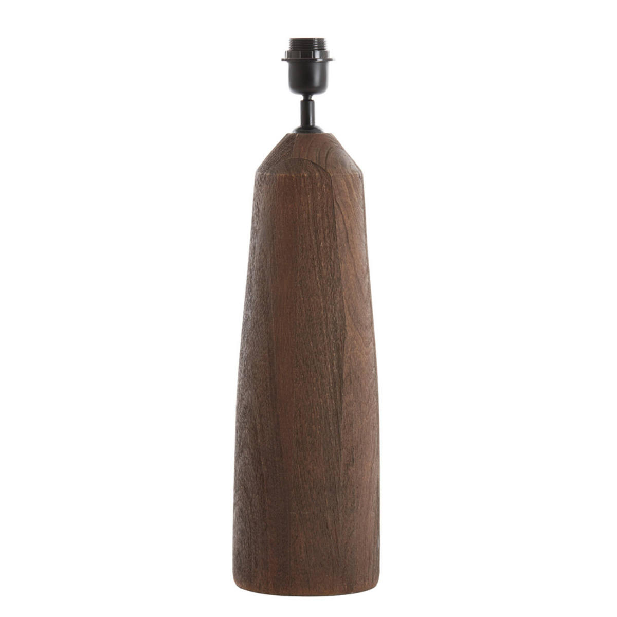 TISCHLEUCHTE TRAPANI Ø15x45 cm, Mangholz, orange-braun - Braun, Holz (45/15/45cm) - Light & Living