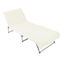 STRANDTUCH, 75x215 cm, 100% Baumwolle, Creme - Creme, Textil (75/215cm) - Zollner