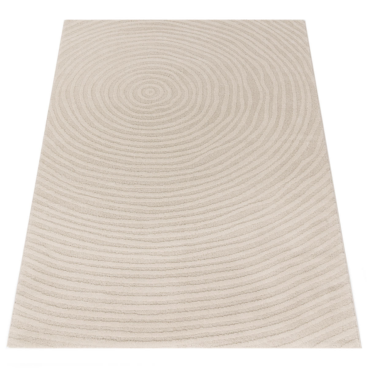 KURZFLORTEPPICH 80/250 cm Aura 703 - Creme, Textil (80/250cm) - Paco Home