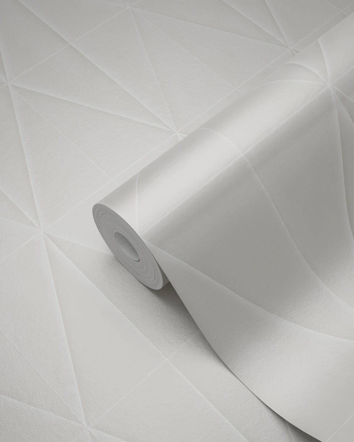 TAPETE grafische Form 53 cm x 10.05 m - Weiß, Papier (53/1000cm) - Origin Wallcoverings