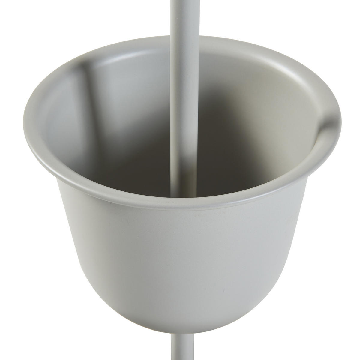 PFLANZENSTÄNDER Alphen - Hellgrau, Metall (23/48cm) - [en.casa]