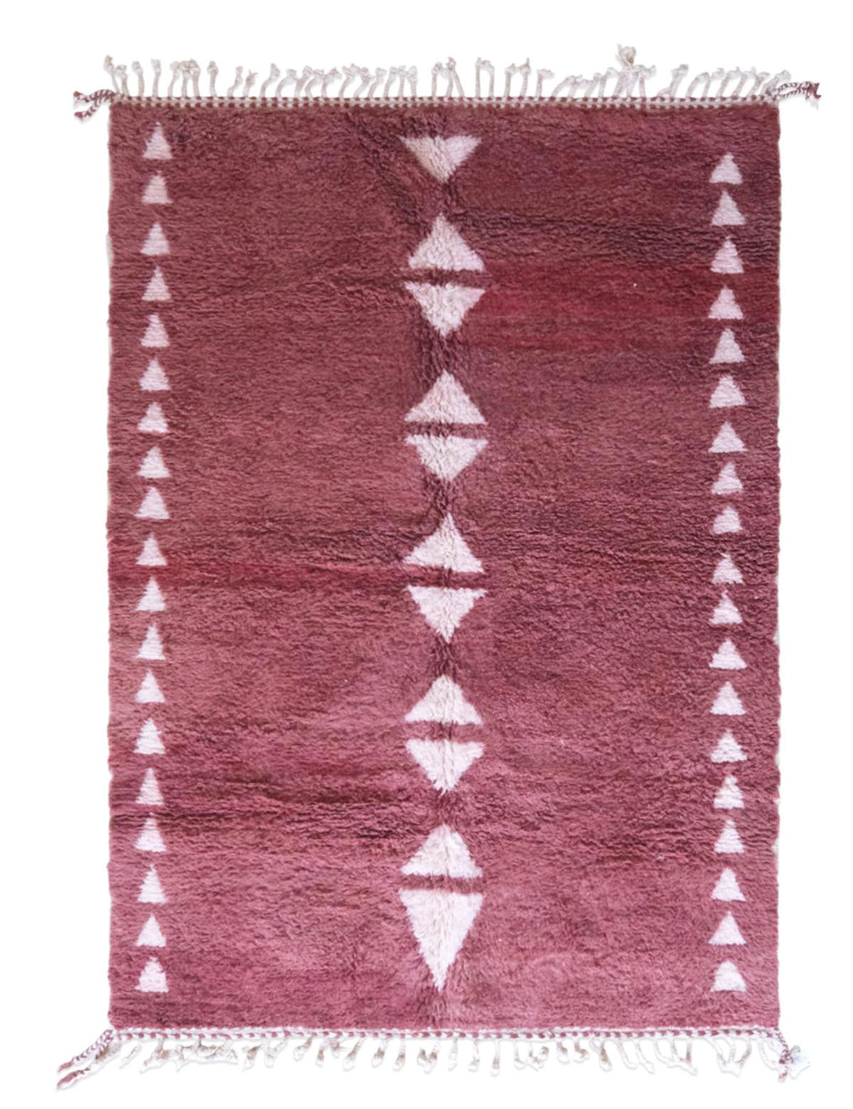 BERBERTEPPICH authentisch Wolle 196x 278 cm - Pink, Naturmaterialien (196/278cm) - AFK Living