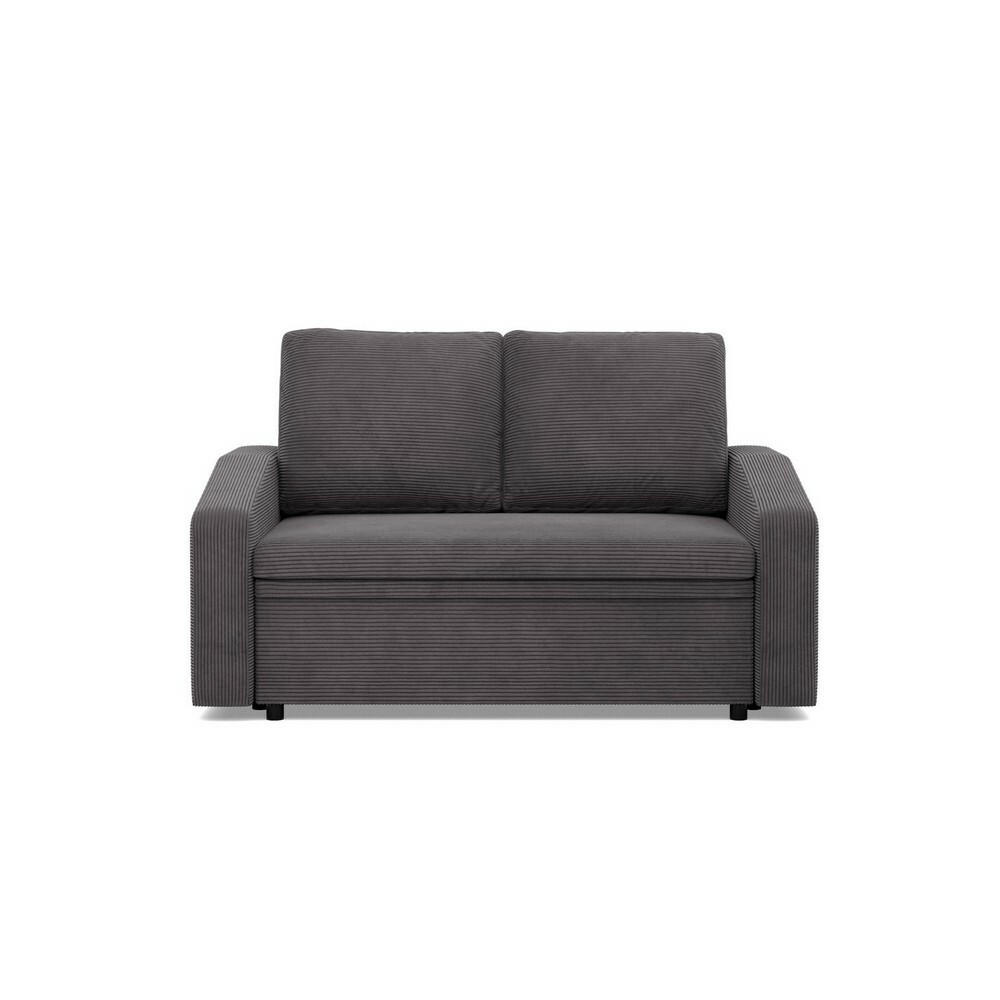 SOFA Neo mit abgeschrägter Armlehnen dunkelgrau - Dunkelgrau, Textil (148/90/87cm) - SIMKAM Furniture