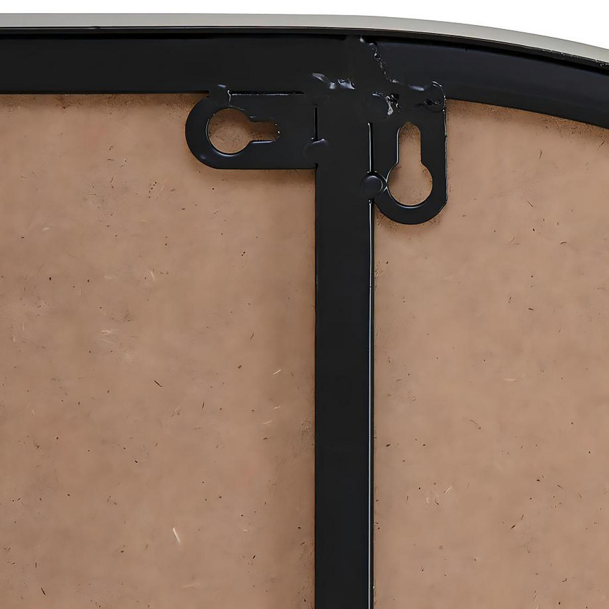 SPIEGEL - Schwarz - Schwarz, Holzwerkstoff/Metall (50/100/4cm) - home24