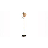 STEHLAMPE VESUVIA Gold Metall - Goldfarben, Metall (30/30/165cm) - KAWOLA