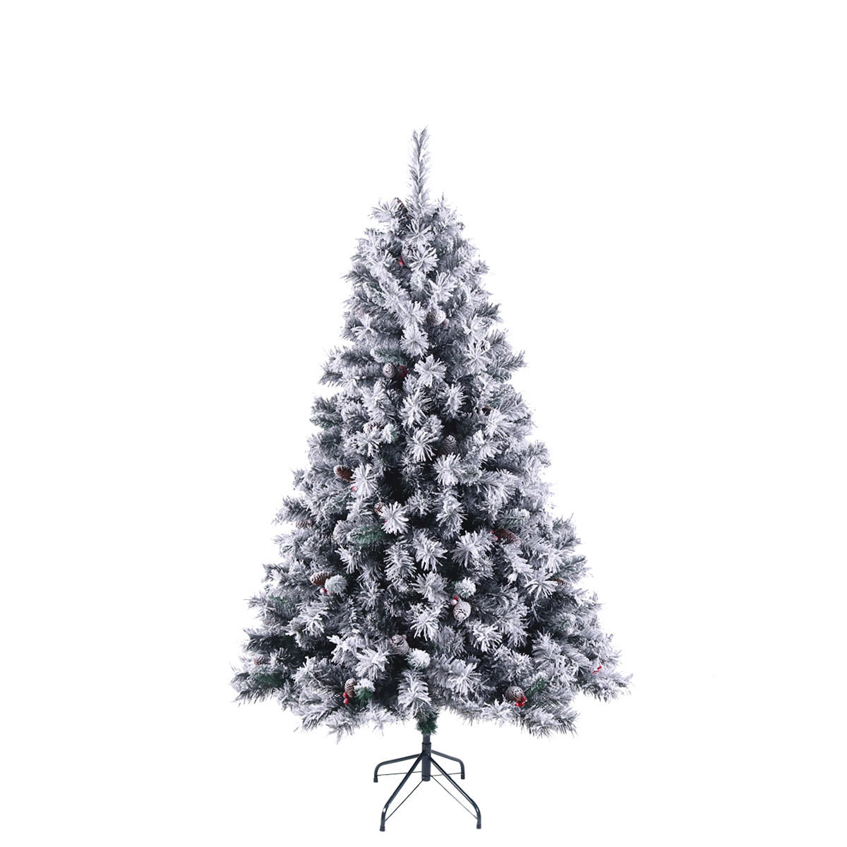 WEIHNACHTSBAUM künstlich - Weiß, Kunststoff (90/180cm) - SVITA