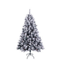 WEIHNACHTSBAUM künstlich - Weiß, Kunststoff (90/180cm) - SVITA