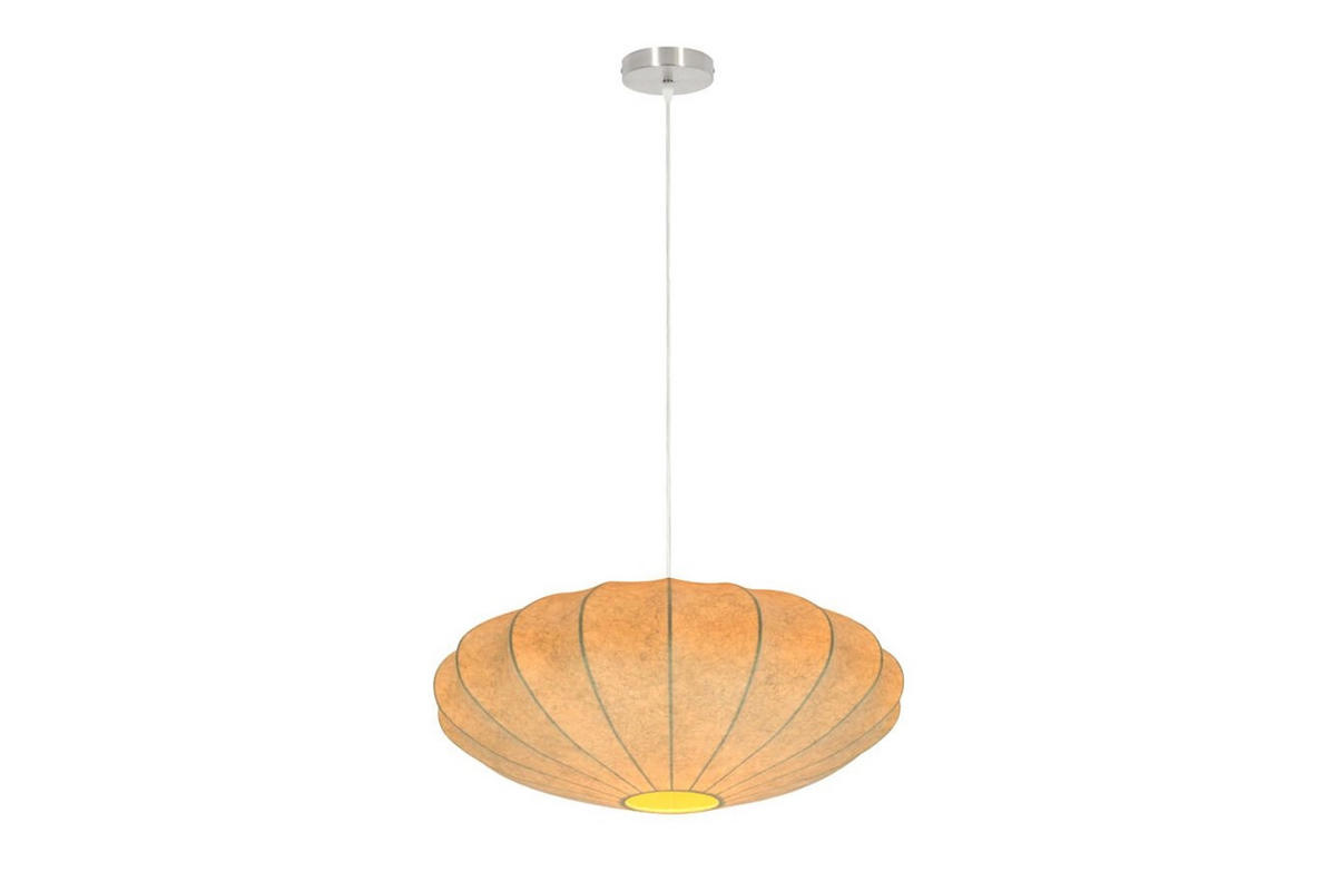 HÄNGELEUCHTE FAY Ø50x22 cm, Braun, Kunststoff - Braun, Kunststoff (55/55/22cm) - Light & Living
