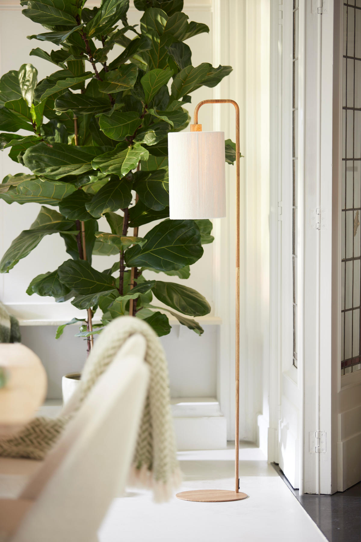 STEHLEUCHTE Donio Braun Ø33,5/155 cm - Braun, Metall (33.5/28/155cm) - Light & Living