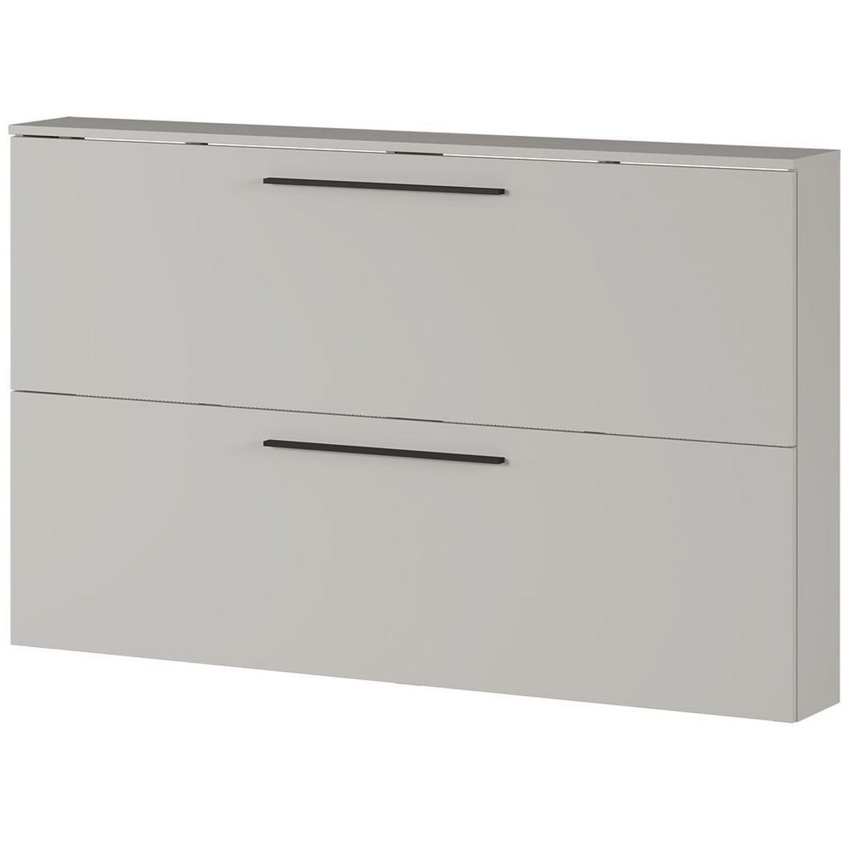 SCHUHSCHRANK Utrera-01 - Kaschmir, Holzwerkstoff (140/85/19cm) - Lomado