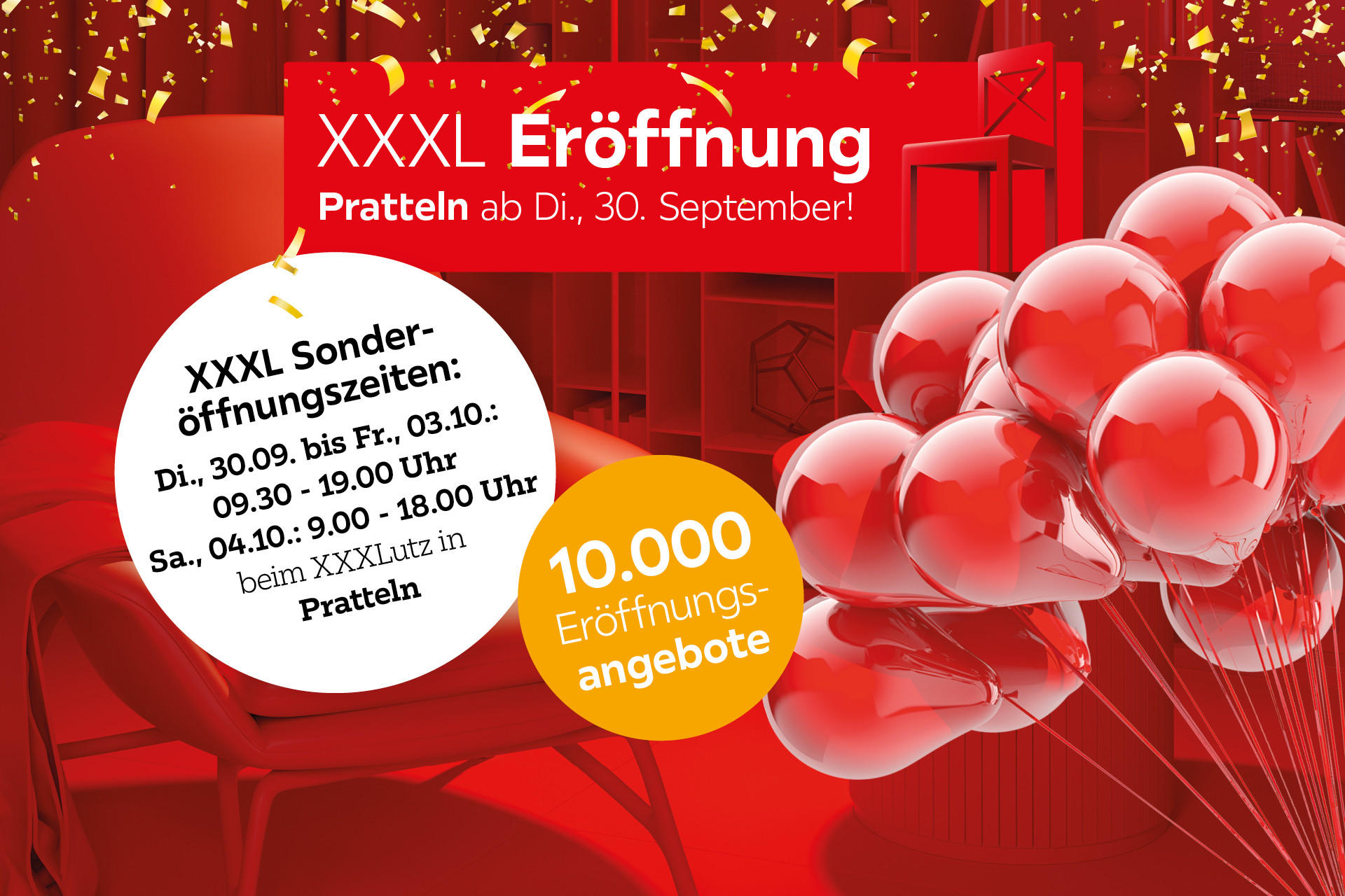 XXXL Eröffnung Pratteln