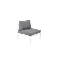 LOUNGESESSEL, Copacabana, Weiß, Metall, 70 x 74 x 66 cm - Weiß, Metall (70/66/74cm) - ebuy24