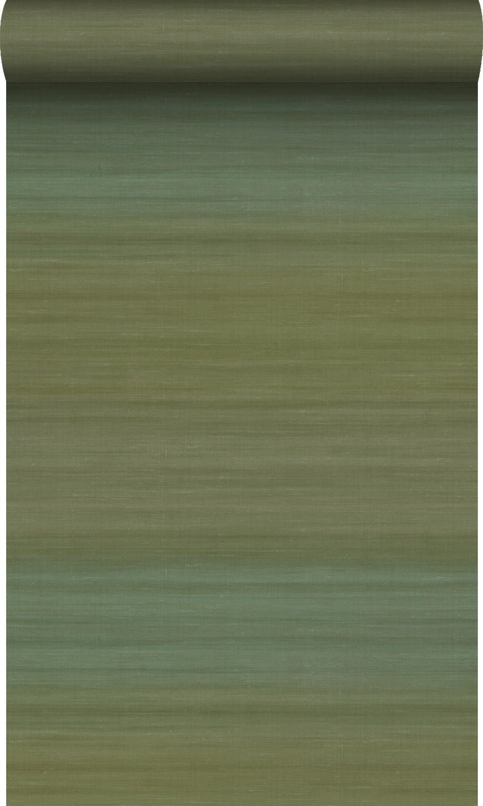 TAPETE Gewebeoptik mit Farbverlauf 53 cm x 10.05 m - Grün, Papier (53/1000cm) - Origin Wallcoverings