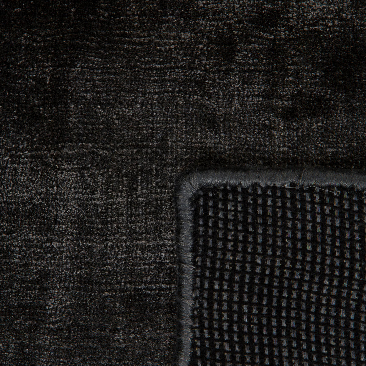 TEPPICH VISKOSE HANDGEWEBT BAMBOO 200/290 Anthrazit - Anthrazit, Naturmaterialien (200/290cm) - Consilio Concept