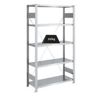 SCHWERLASTREGAL Silver Mamba 200x300x60cm 5 Ebenen je 150kg Fachlast Verzinkt - Silberfarben, Metall (300/200/60cm) - PROREGAL