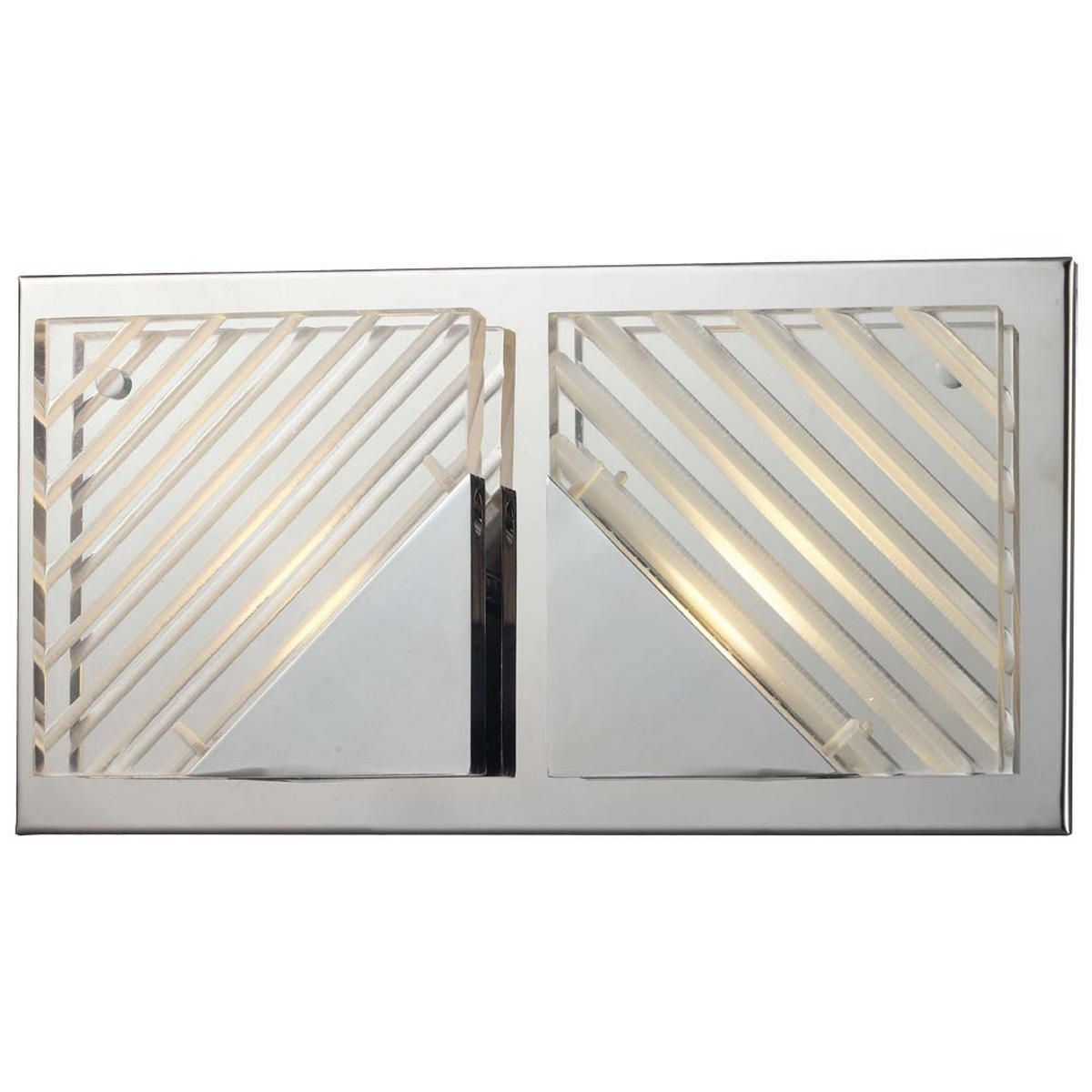 LED WANDLEUCHTE MIA Aluminium Silber - Silberfarben, Metall (15/6.5/29cm) - Esto