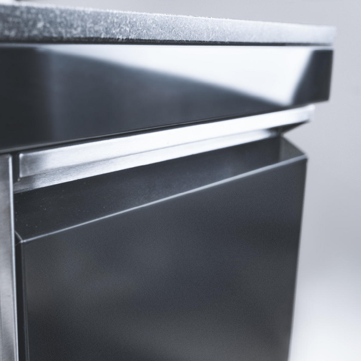 OUTDOORKÜCHE Grillmaster selected 300/58/119cm - Schwarz Hochglanz, Metall (58/90/300cm) - Goriller