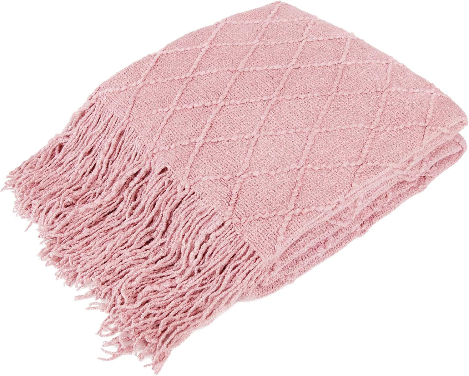 XXXLutz Strickdecke Pink 127x180 cm
