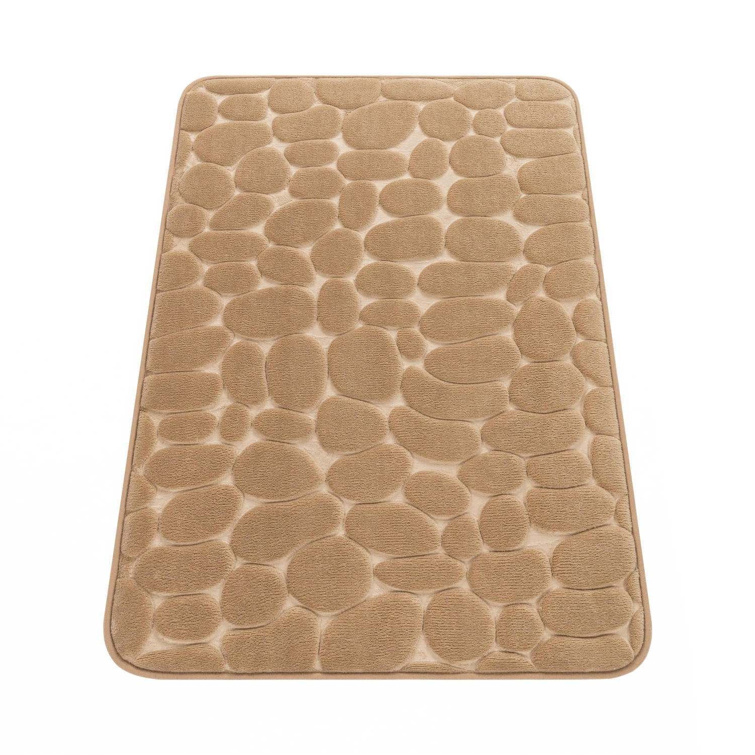 BADEMATTE 50/80 cm Corby 256 - Beige, Kunststoff (50/80cm) - Paco Home