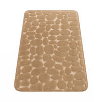 BADEMATTE 50/80 cm Corby 256 - Beige, Kunststoff (50/80cm) - Paco Home