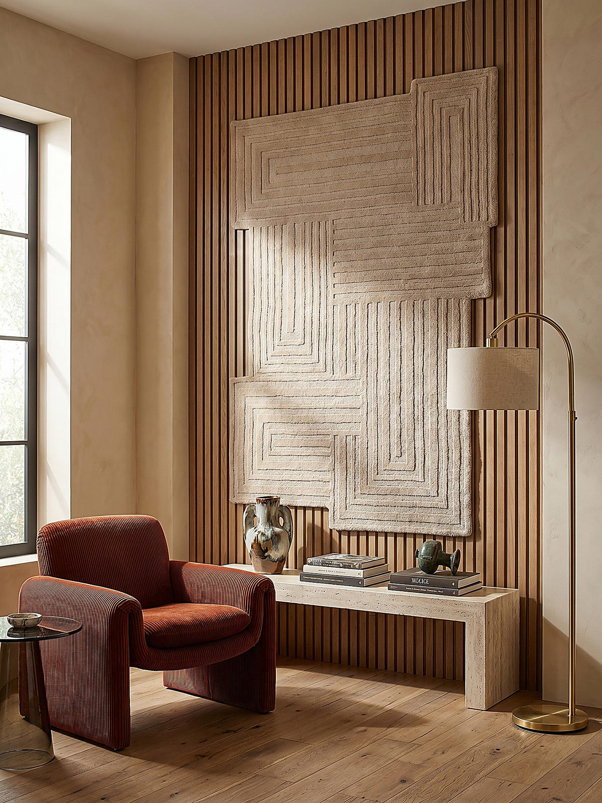 WOLLTEPPICH LEVEN, geometrisch, Natur, 160 x 230 cm - Beige, Textil (230/160cm) - KADIMA DESIGN