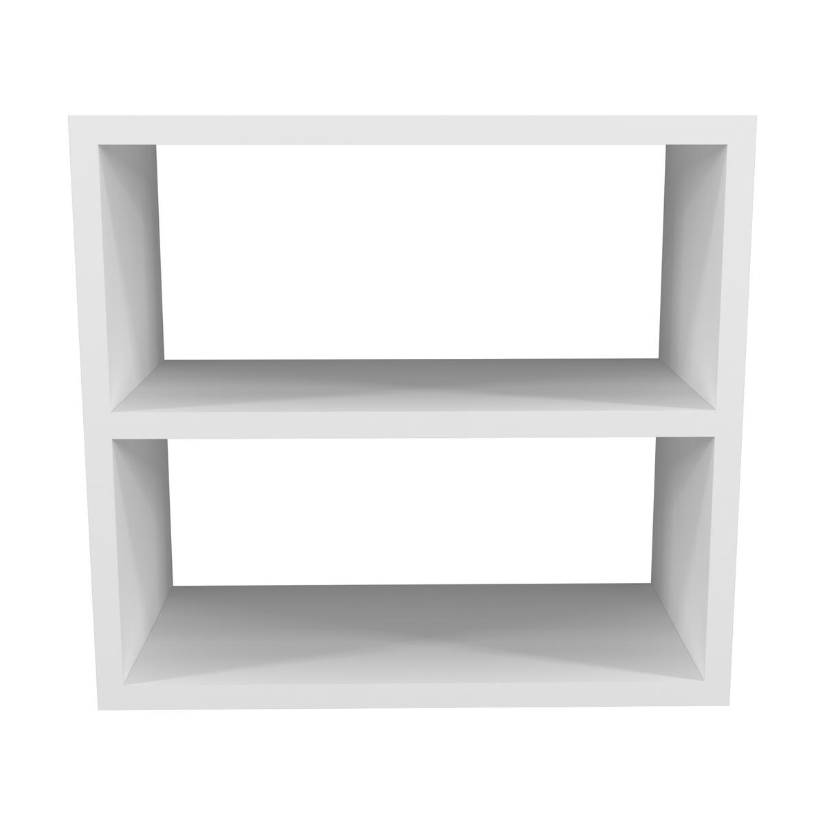 KÜCHENREGAL Hjo - Weiß, Holzwerkstoff (43.5/40/20cm) - [en.casa]