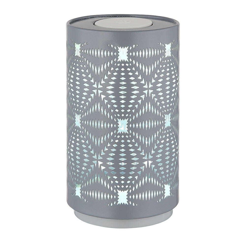 LED TISCHLEUCHTE Grau mit Touch-Funktion - Grau, Metall (8/8/14cm) - Globo Lighting