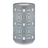 LED TISCHLEUCHTE Grau mit Touch-Funktion - Grau, Metall (8/8/14cm) - Globo Lighting