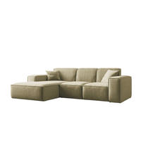 ECKSOFA L-Form Siena Stoff Maloy Olive Links - Olivgrün, Holz (165/266cm) - Kaiser Möbel