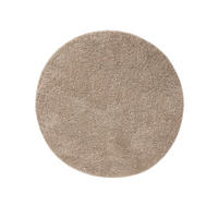 HOCHFLORTEPPICH Soho Beige ø 80 cm rund - Beige, Kunststoff (80/80cm) - benuta