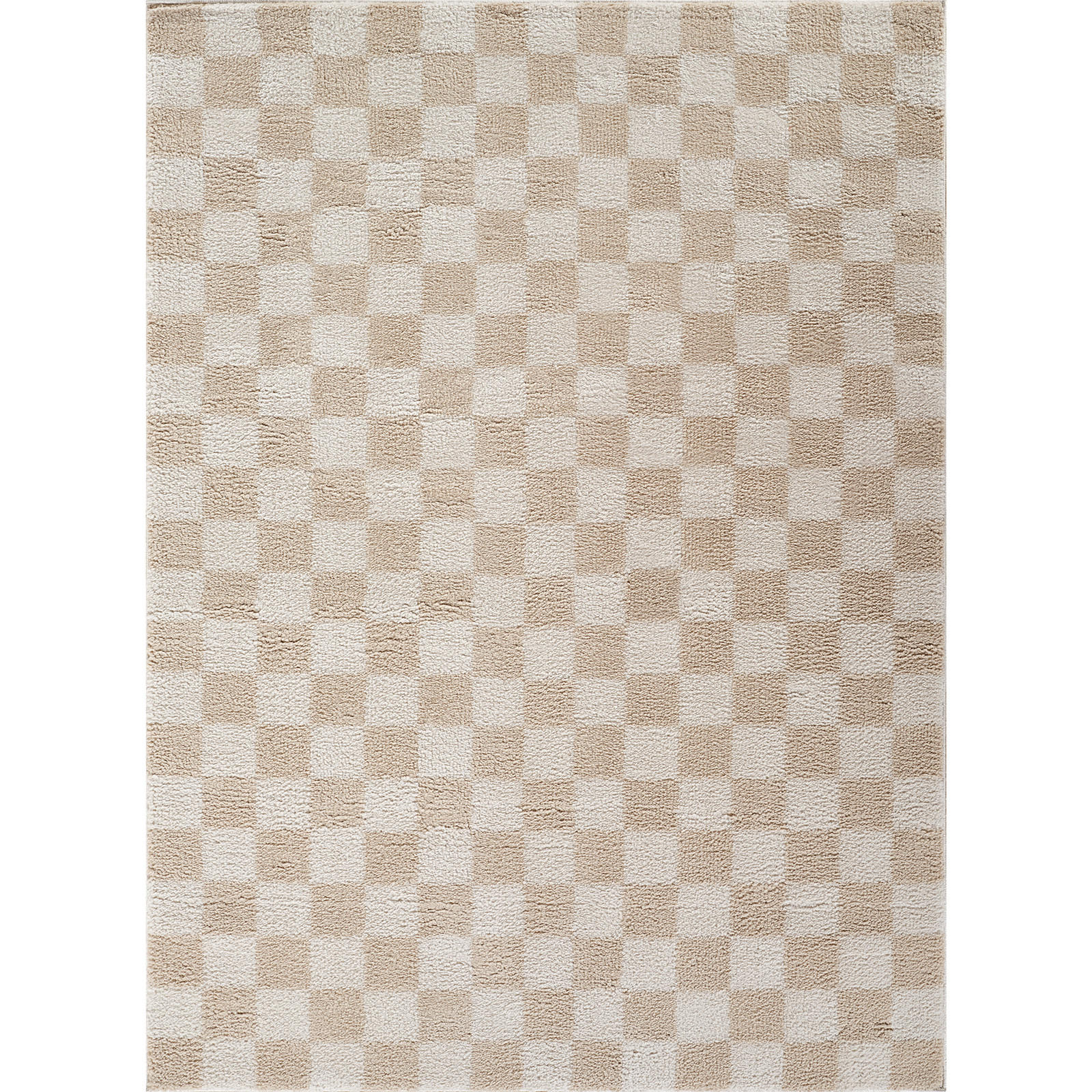 HOCHFLORTEPPICH Maschinenwaschbar 160/213 cm Beige - Beige, Textil (160/213cm) - LIVABLISS