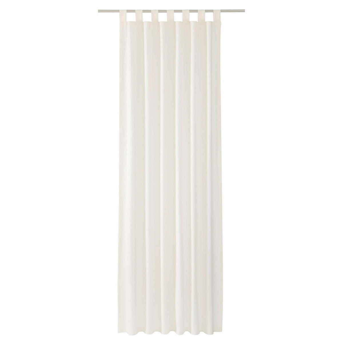 SCHLAUFENVORHANG IM UNI DESIGN DOVE Blickdicht - Zwetschgefarben, Textil (140/0.5/255cm) - Tom Tailor