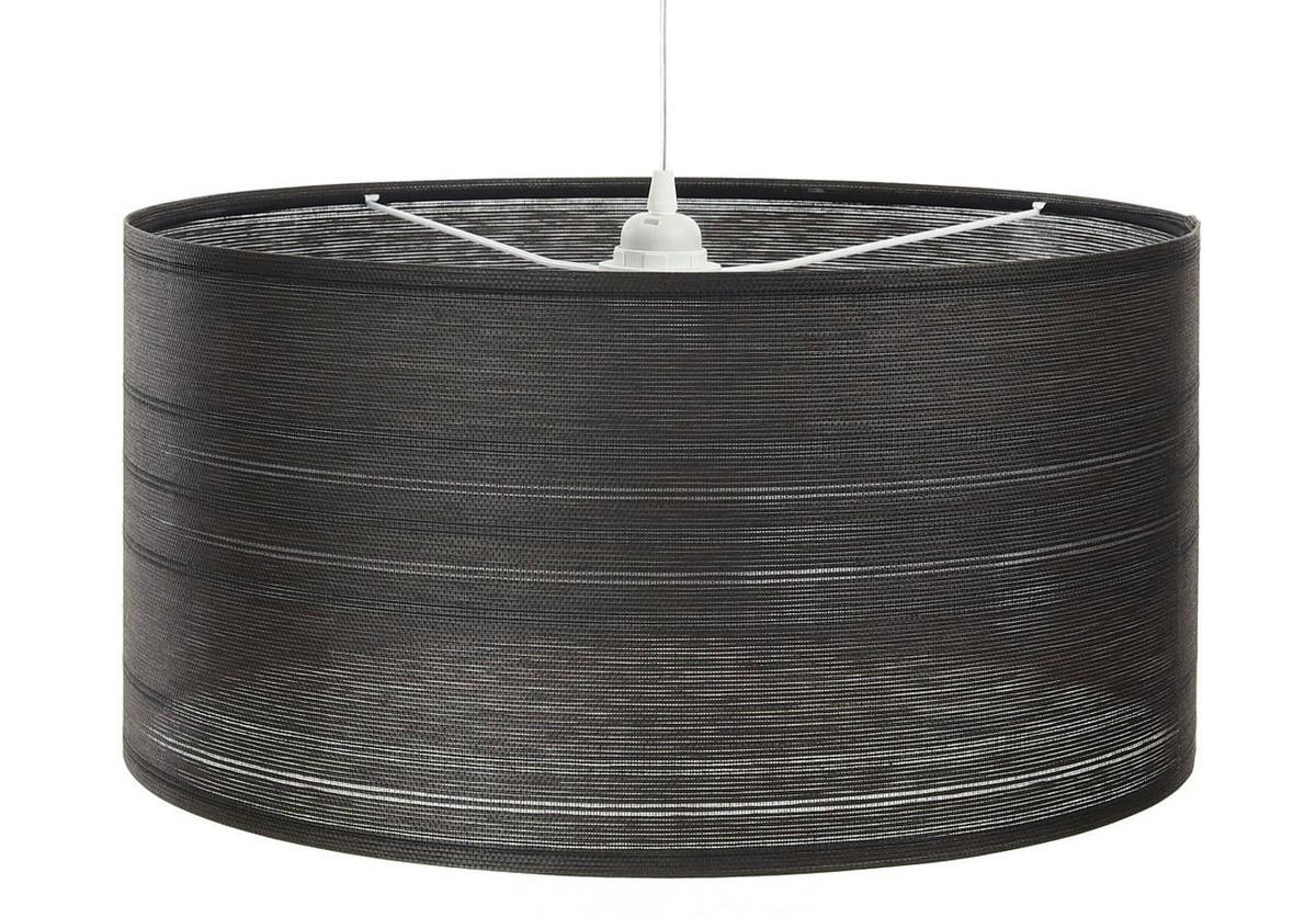HÄNGELEUCHTE Grau 50/25 cm - Schwarz/Grau, Kunststoff (50/0.6/25cm) - ONZENO