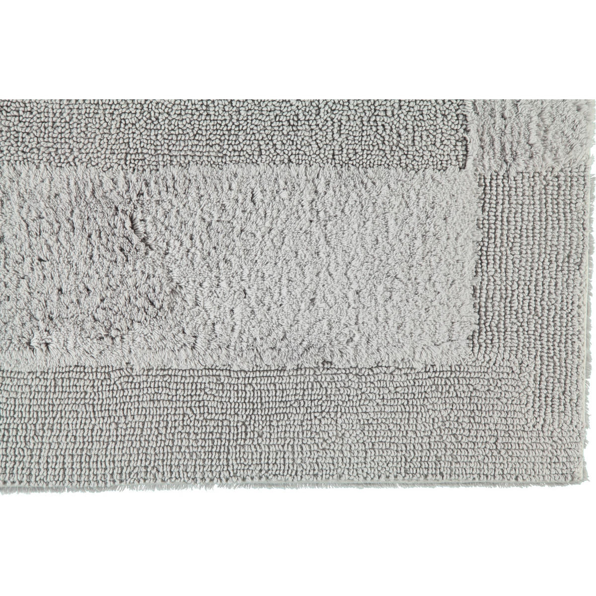 BADTEPPICHE HAVANNA SILBERGRAU - 146 - Grau, Textil (60/100cm) - Kleine Wolke