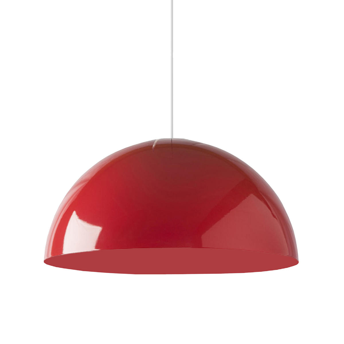 HÄNGELEUCHTE - Rot, Metall (40/40/20cm) - Lumicom