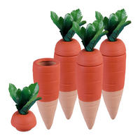 4xTONKEGEL - Multicolor, Keramik/Kunststoff (5/23/5cm) - Relaxdays