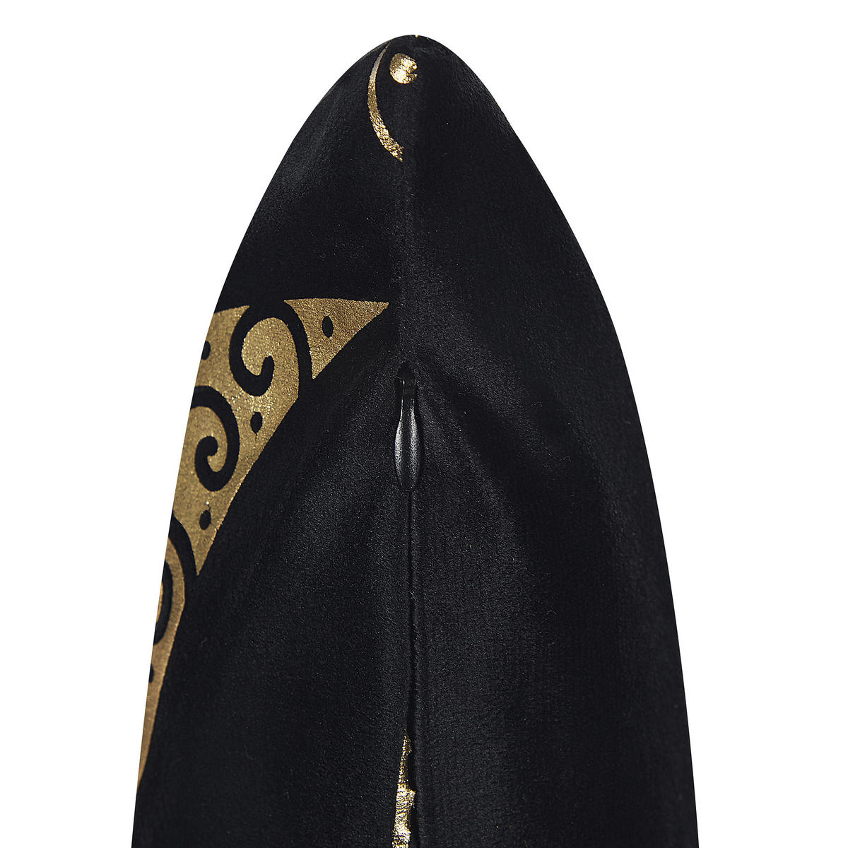 DEKOKISSEN 2er-Set Gold 45/45 cm Ursinia - Goldfarben, Textil (45/45cm) - Beliani