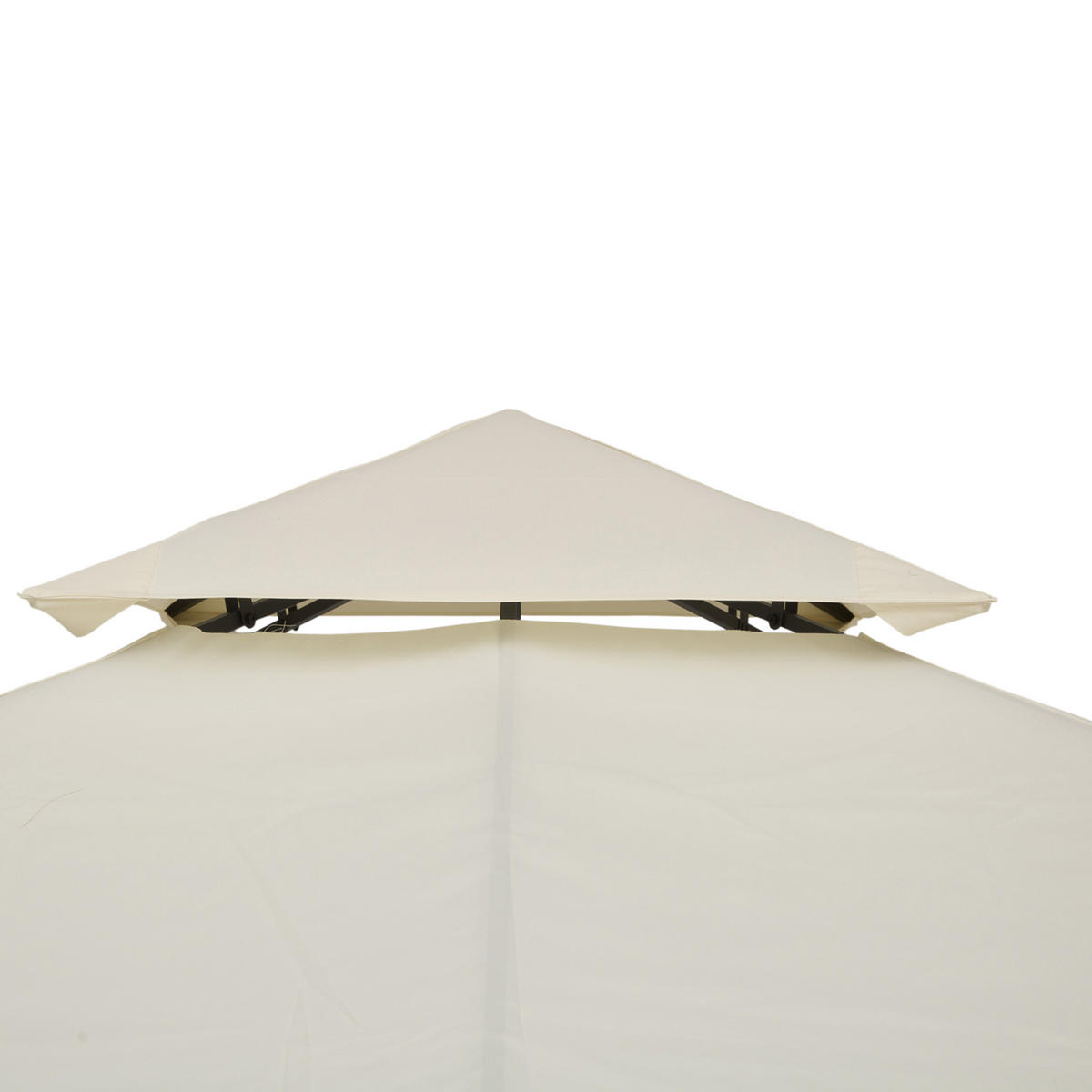 ERSATZDACH, Polyester, Cremeweiß - Weiß, Kunststoff (300/18/300cm) - Outsunny
